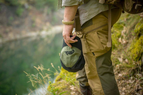 Helikon - Штани для вулиці Hybrid Outback Pants® - DuraCanvas® - Coyote / Чорний - SP-HOP-DC-1101A