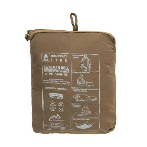 Helikon - Утеплене пончо Swagman Roll® - Climashield® Apex™ - PenCott® WildWood™ - PO-SMR-NL-45
