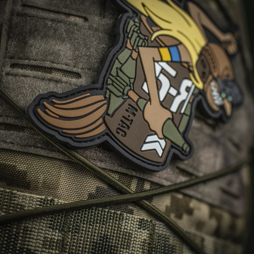 M-Tac - Нашивка Баба Яга - PVC - Vertical - Brown - 51001000
