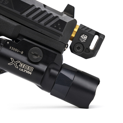Strike Industries - Компенсатор для пістолета Comp-QUAD - 1/2''x28 TPI - чорний - SI-MC-QUAD  