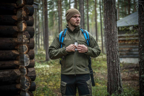 Helikon - Толстовка флісова класична армійська - Olive Green / Black - BL-CAF-FL-16