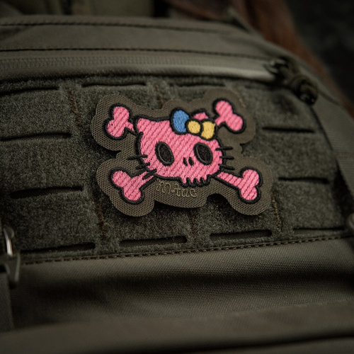 M-Tac - Нашивка Kitty Pink - Вишивка - Жовто-блакитний бант - Ranger Green - 51393023