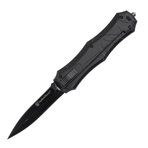 Smith&Wesson - Складаний ніж Assisted Opening OTF - AUS-8 - чорний - SWOTF9TB