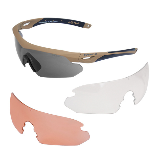Swiss Eye - Стрілецькі окуляри Nighthawk з комплектом прицілу - Coyote - 40292 