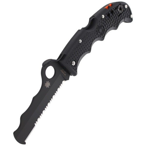 Складаний рятувальний ніж Spyderco - Assist™ FRN Black / Black Blade - C79PSBBK