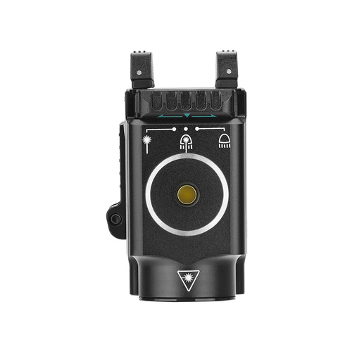 Olight - Світлодіодний тактичний ліхтар з лазерним прицілом BALDR Mini - 600 люмен - чорний.