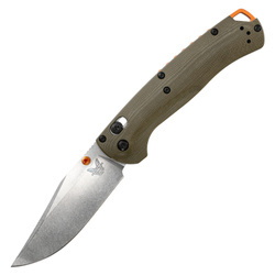 Benchmade - Мисливський ніж з биркою - CPM-S45VN - зелений - 15536