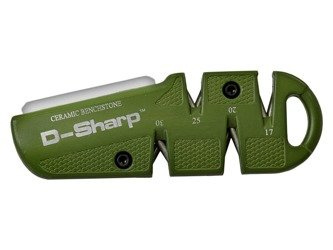 Lansky - Точилка для ножів - 4 кути заточування - Зелена - D-Sharp