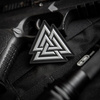 M-Tac - 3D Нашивка з ПВХ Valknut - чорний / сірий - 51163211