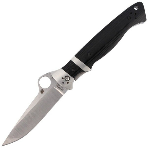 Складаний ніж Spyderco - Vallotton Sub-Hilt™ G-10 Black - C149GP - Ножі зі складаним лезом