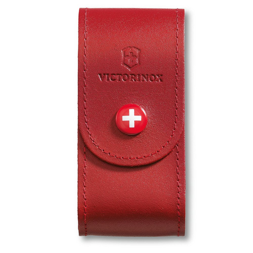 Victorinox - Шкіряний чохол для кишенькового ножа - червоний - 4.0521.1