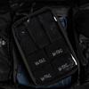 M-Tac - Elite Small прозорий органайзер - 22 х 14 см - чорний - 10147002-S