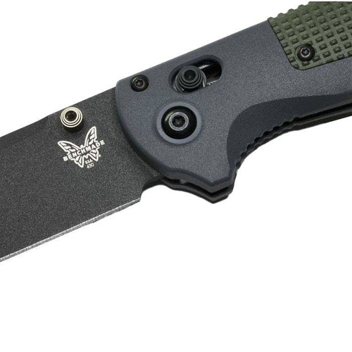 Benchmade - Складаний ніж 430BK Redoubt - D2 - сірий/зелений - 430BK
