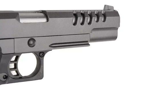 WE - Репліка пістолета Hi-Capa 5.1 K - зелений газ - чорний - WET-02-016140