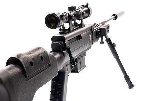 Black Ops - Снайперська поршнева гвинтівка Sniper Power Piston з прицілом 4х32 та сошками - 4,5 мм - B1090