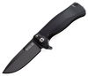 LionSteel - Cкладаний ніж SR22A Flipper - Sleipner - чорний - SR22A BB