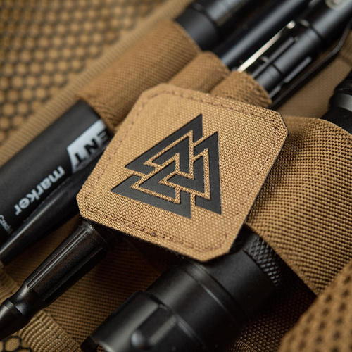 M-Tac - Квадратна нашивка Laser cut Valknut - Чорний / Coyote - 51162502