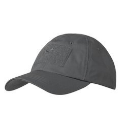 Helikon - Кепка тактична - PolyCotton Ripstop - Shadow Grey - CZ-BBC-PR-35.