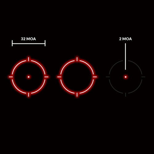 Holosun - HE508T X2 Elite Micro Red Dot коліматор з кріпленням на рейку Picatinny 