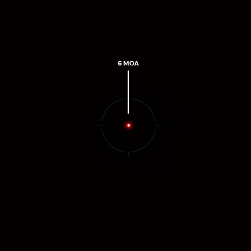 Holosun - Коліматорний приціл EPS Carry - Red Dot - 6 MOA - EPS-CARRY-RD-6