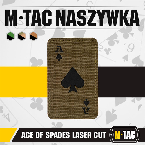 M-Tac - нашивка туз пік - 500D Cordura - Ranger Green / Black - 51109232