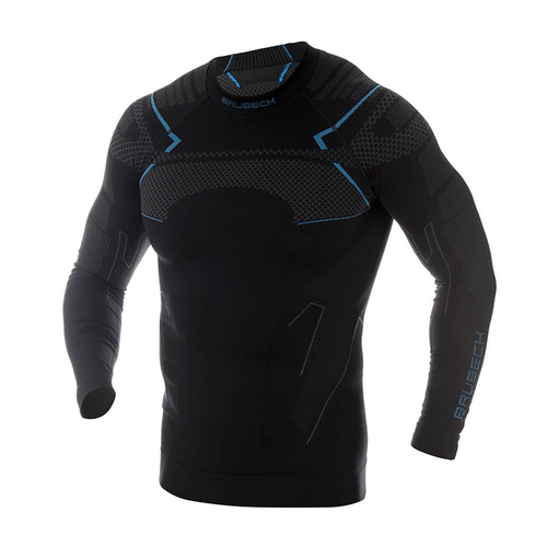 Світшот Brubeck - Thermo - Nilit® Heat - чорно-синій - LS13040A