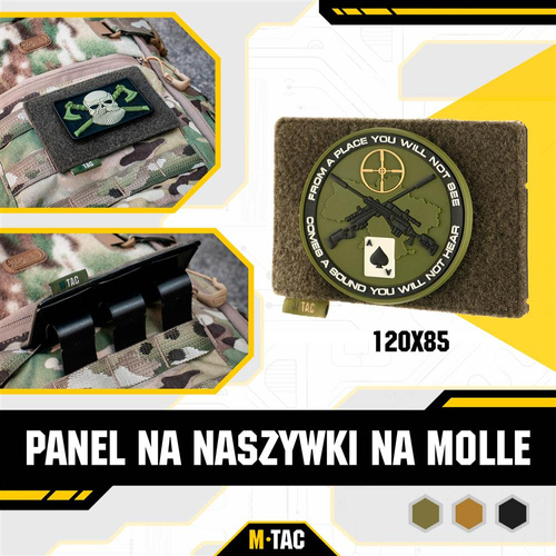 M-Tac - Комутаційна панель MOLLE - 120 x 85 мм - Оливковий - 10121001