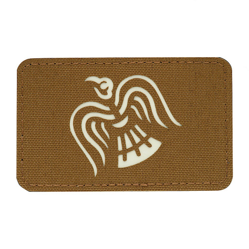 M-Tac - Нашивка Crow Banner - Cordura 500D - Laser Cut - Fluorescent - Coyote/GID - 51171599