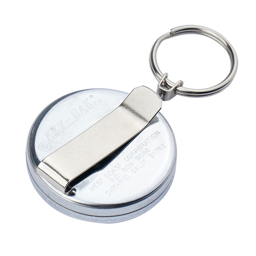 KEY-BAK - Ретрактор ORIGINAL - Ланцюжок з нержавіючої сталі - сріблястий - 0005-0024