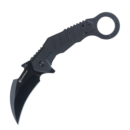 Складаний ніж Smith & Wesson - Extreme Ops Spring Assist Karambit - 8Cr - чорний - 1208411