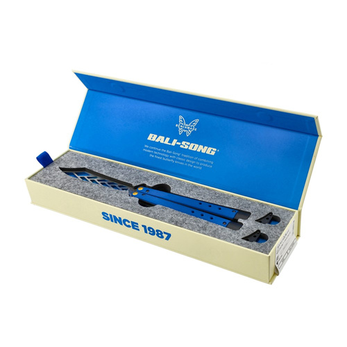 Benchmade - Тренувальний ніж метелик 99T Necron - 440C - синій - 99T