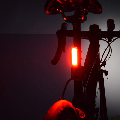 Mactronic - Велосипедний задній ліхтар Red Line 2.0 LED - 20 лм - Чорний - ABR0051