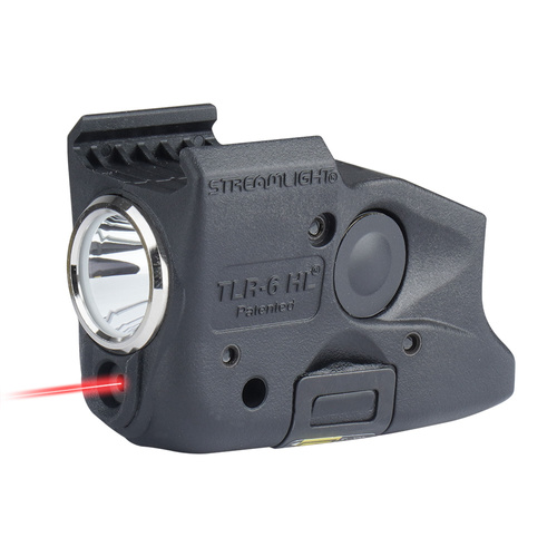 Streamlight - Тактичний збройовий ліхтар з лазером TLR-6 HL G - кріплення на рейку Glock - чорний - L-69353