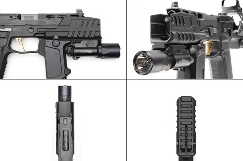 Strike Industries - Підривний щиток Hyper для пістолетів SMC Alfa/Bravo - Чорний - SI-SMC-BS-S