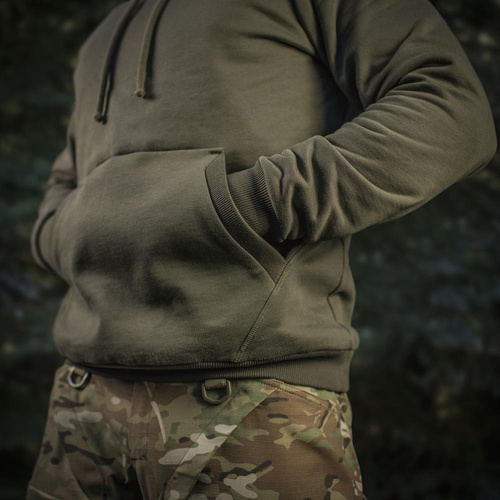 M-Tac - Жорсткий бавовняний реглан з капюшоном - Dark Olive - 51388048 - 