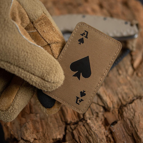 M-Tac - нашивка Ace of Spades - Cordura 500D - Coyote / Black - 51109502.