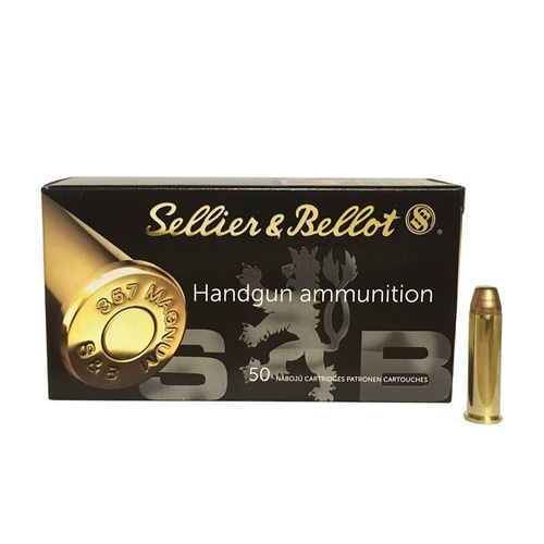 Sellier&Bellot - Револьверні набої .357 Magnum FMJ калібру 158 г / 10,25 г - КОРОБКА 50 шт.