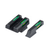 Hiviz - Приціл з тритієвого волокна LiteWave H3 - CZ 75 / 85 - Зелена - Біла облямівка - CZN321