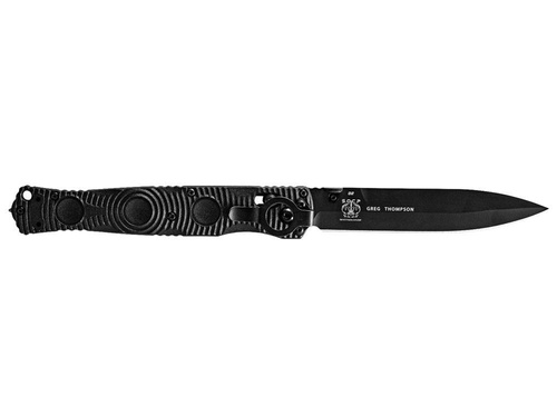 Benchmade - Тактичний ніж 391BK SOCP - D2 - Black - 391BK