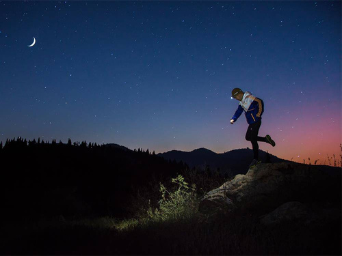 Fenix - Світлодіодний налобний ліхтар - 240 люмен - AA - Чорний - HM23