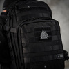 M-Tac - 3D Нашивка з ПВХ Valknut - чорний / сірий - 51163211