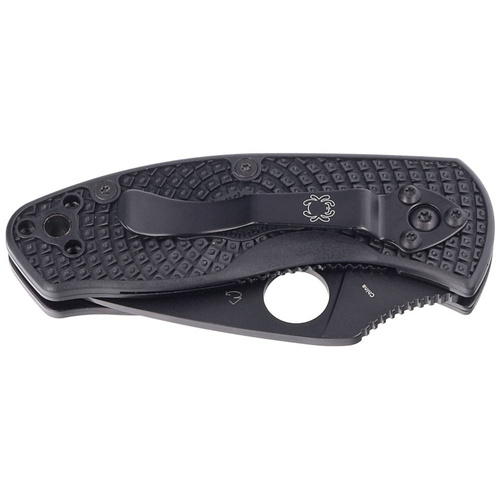 Spyderco - Складаний ніж Ambitious Lightweight - 8Cr13MoV - чорний - C148PBBK