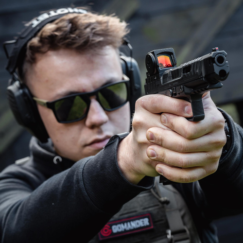 Vortex Optics - Червона точка Defender ST Solar - 3 MOA - чорний - DFST-MRD3-E