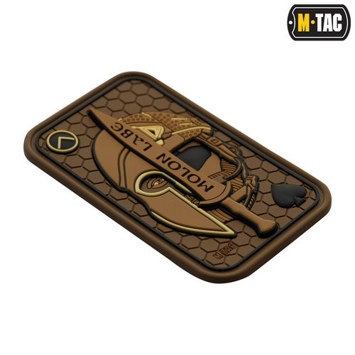 M-Tac - Моральна нашивка - Molon Labe Ace Jacquard - Coyote / PVC - 51127005