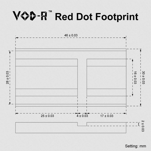 Vector Optics - Закритий коліматор Frenzy Plus 1x18x20 - SCRD-63
