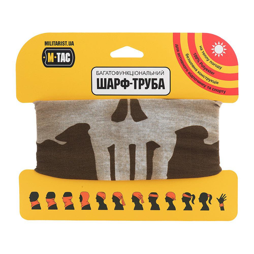 M-Tac - Легкий шарф чорний Punisher - Coyote - HLI-PB-CO