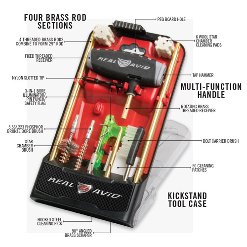 Справжній завзятий - Gun Boss® Pro - Набір для чищення AR-15 - AVGBPROAR15