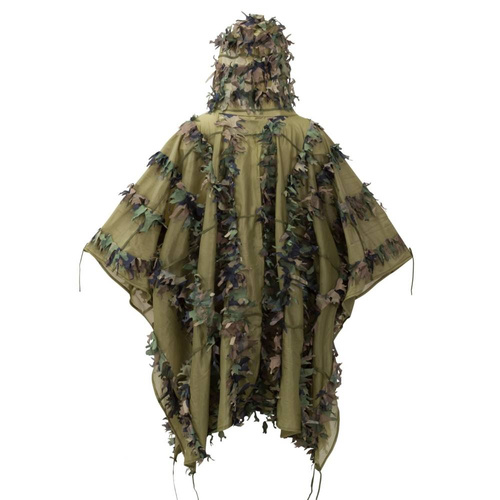 Helikon - Камуфляжний костюм Leaf Ghillie Poncho® - US Woodland - PO-LFG-PO-03
