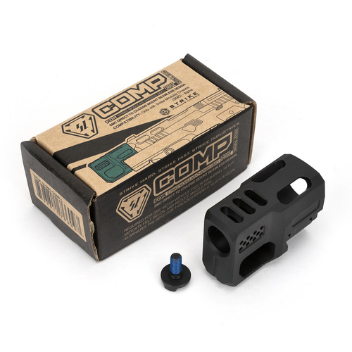 Strike Industries - Компенсатор для SMC Alpha MKII 3.9" розмір L - Чорний - SI-SMC-COMP-L