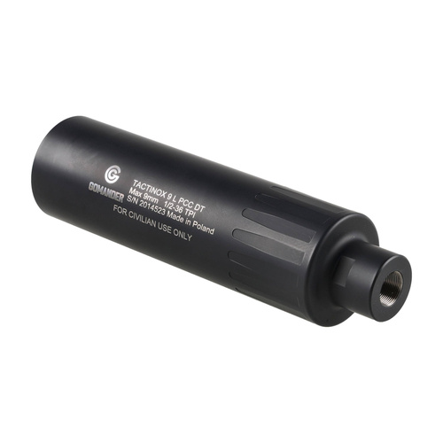 Gomander - Глушник Tactinox 9L PCC DT - 9 мм - 1/2x36 TPI 49 mm - чорний